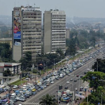 - KINSHASA, CONGO: Illustration picture shows traffic jam, along the Boulevard du 30 Juin in Kinshasa, DRC Congo, part of a four days visit of Belgian Foreign Minister Didier Reynders, to DRC Congo, Monday 12 August 2013. BENOITxDOPPAGNE PUBLICATIONxINxGERxSUIxAUTxONLY x45189281x
