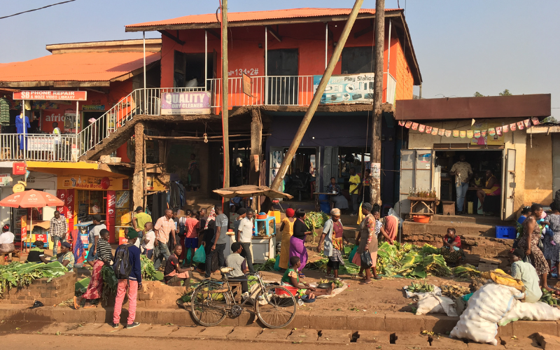 Shopping basket in Uganda