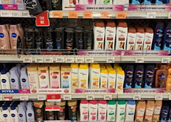 Top body lotion brands in Kenya