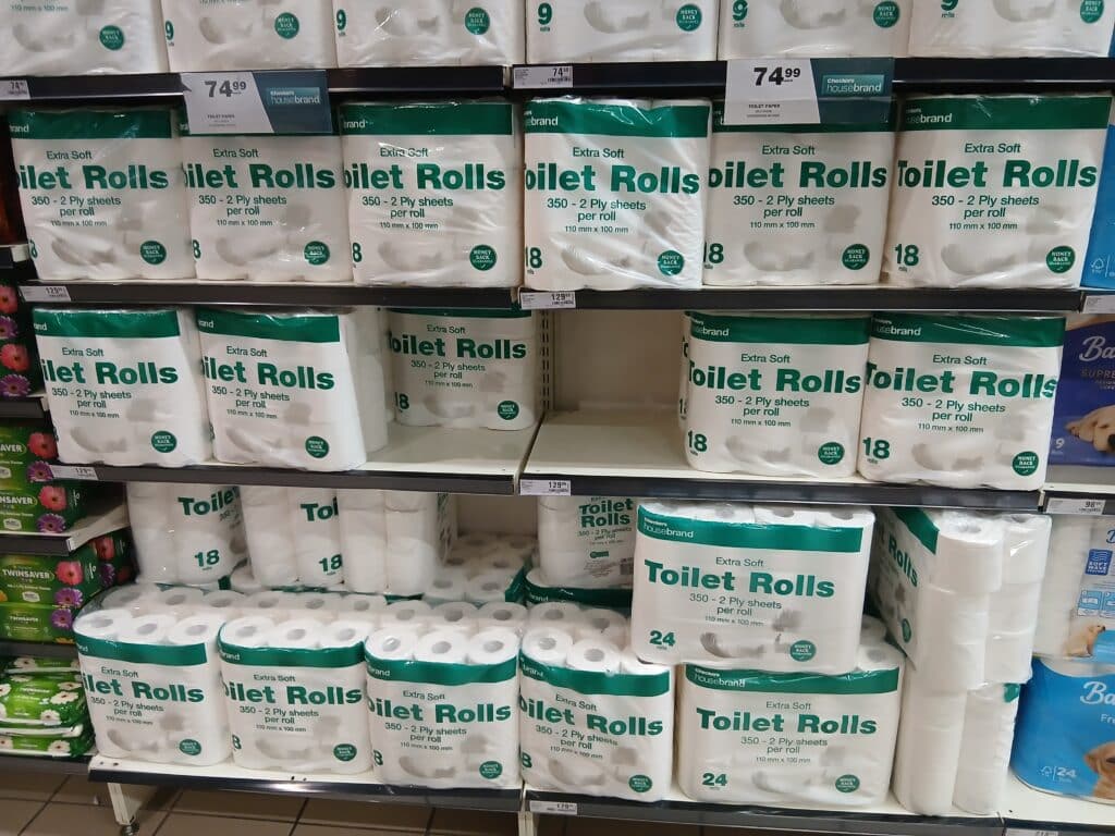 Africa's middle class - Examples of Checkers house brand in South Africa - toilet paper category - Sagaci Research