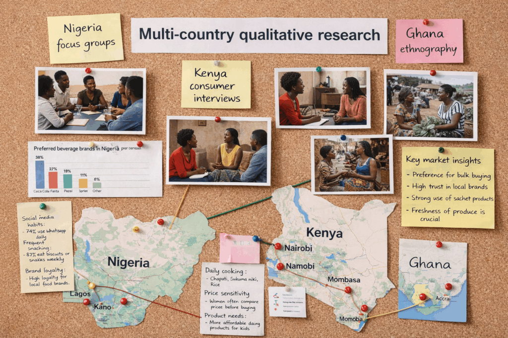 Multi country qualitative research in Africa - Sagaci Research